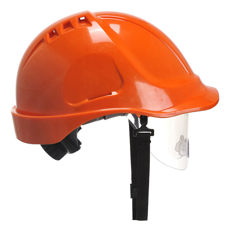 Carica immagine in Galleria Viewer, Elmetto Portwest PW55 con Visiera Ventilato Endurance EN397
