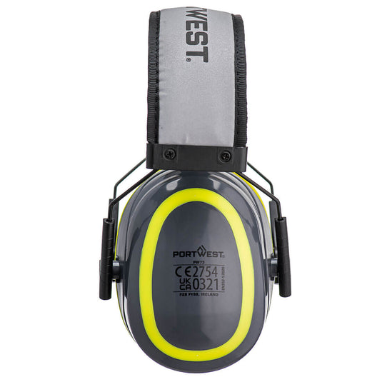 Cuffie Antirumore Portwest PW73 a Fascia SNR 28 dB HV Extreme