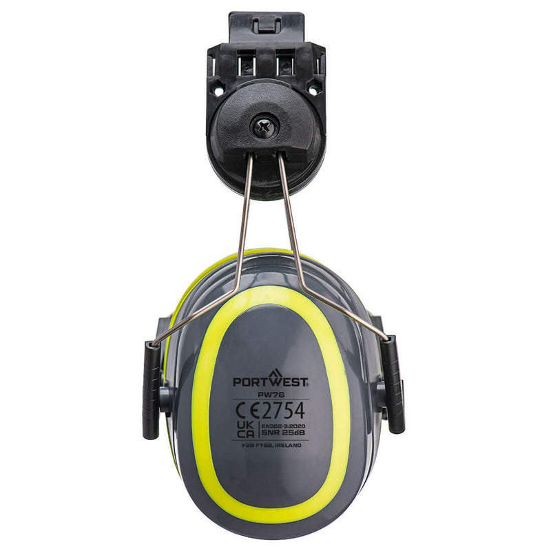 Carica immagine in Galleria Viewer, Cuffie Antirumore Portwest PW76 da Elmetto SNR 25 dB Clip-On
