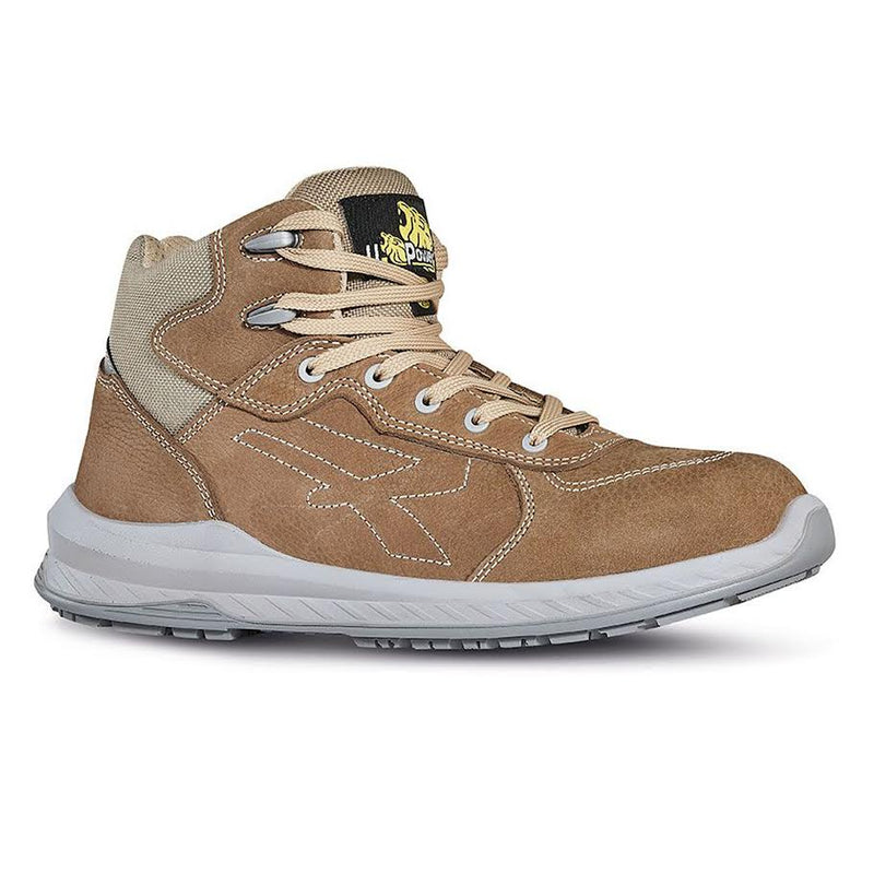 Carica immagine in Galleria Viewer, Scarpe antinfortunistiche alte S3S ESD nabuk metal free U-Power Rebel
