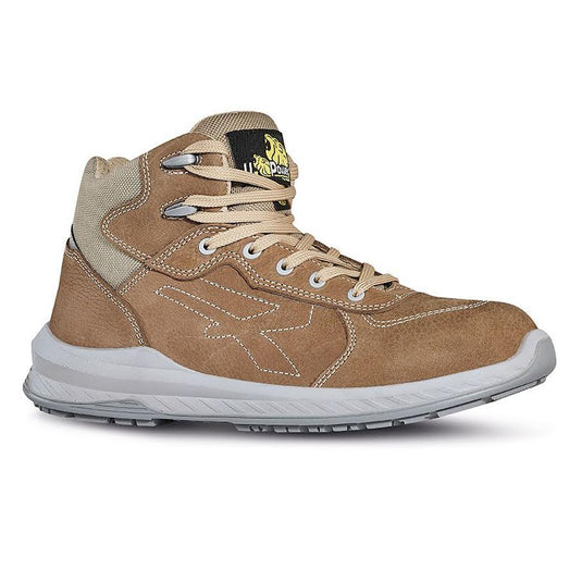 Scarpe antinfortunistiche alte S3S ESD nabuk metal free U-Power Rebel