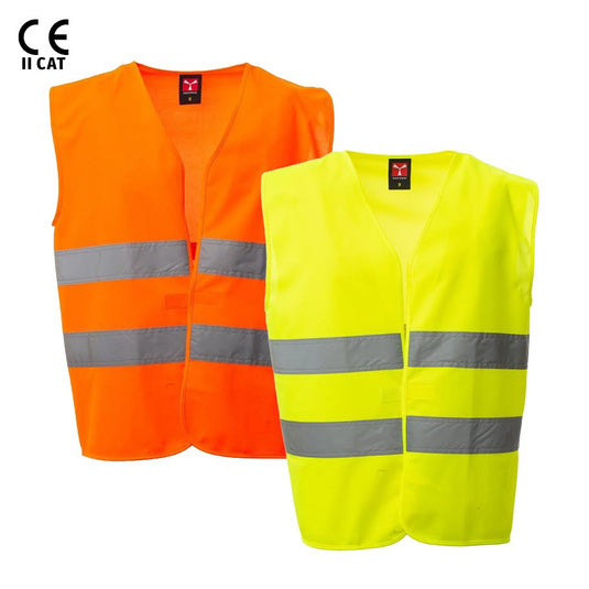 Gilet da lavoro Unisex Alta Visibilità Smanicato Payper Reflex+