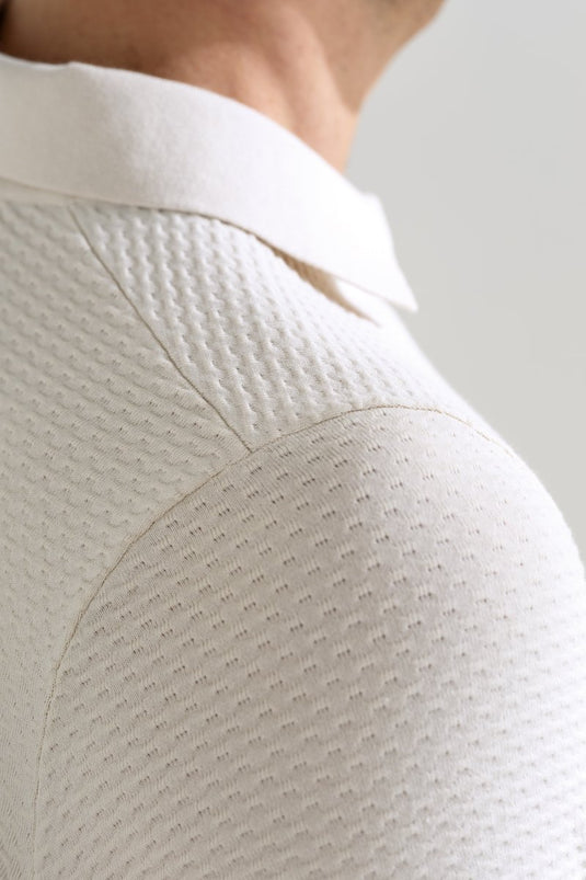 Polo in Maglia Jacquard con Scollo a V Payper Resort
