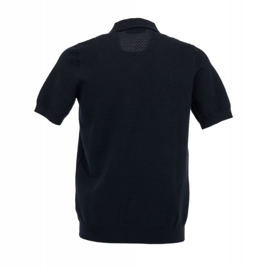 Polo in Maglia Jacquard con Scollo a V Payper Resort