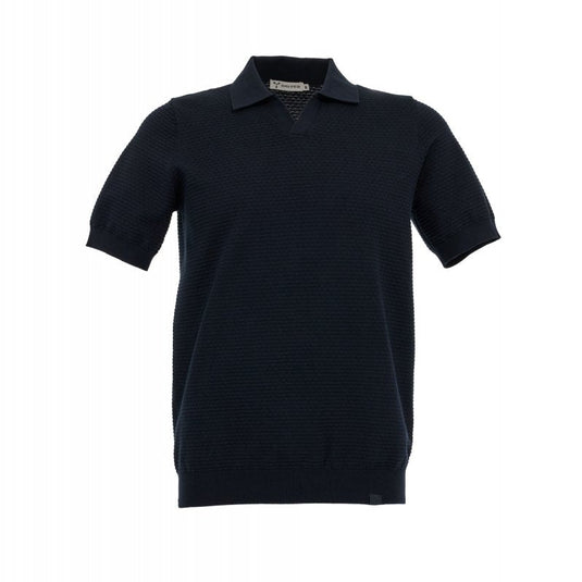 Polo in Maglia Jacquard con Scollo a V Payper Resort