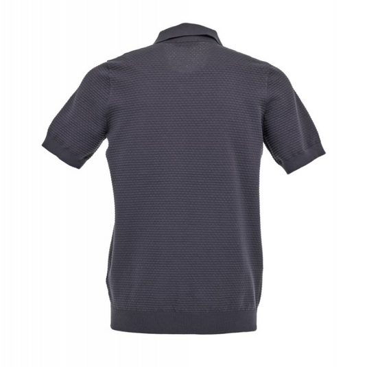 Polo in Maglia Jacquard con Scollo a V Payper Resort