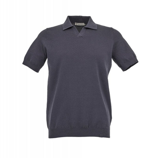 Polo in Maglia Jacquard con Scollo a V Payper Resort