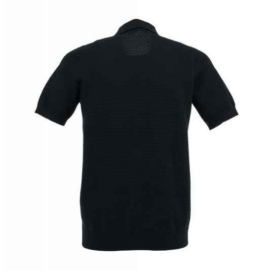 Polo in Maglia Jacquard con Scollo a V Payper Resort