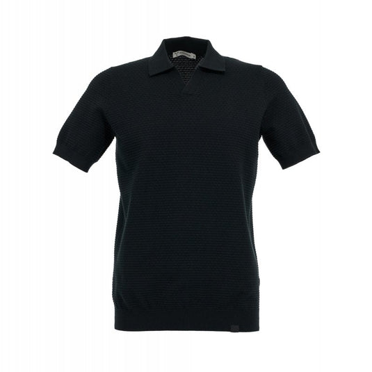 Polo in Maglia Jacquard con Scollo a V Payper Resort