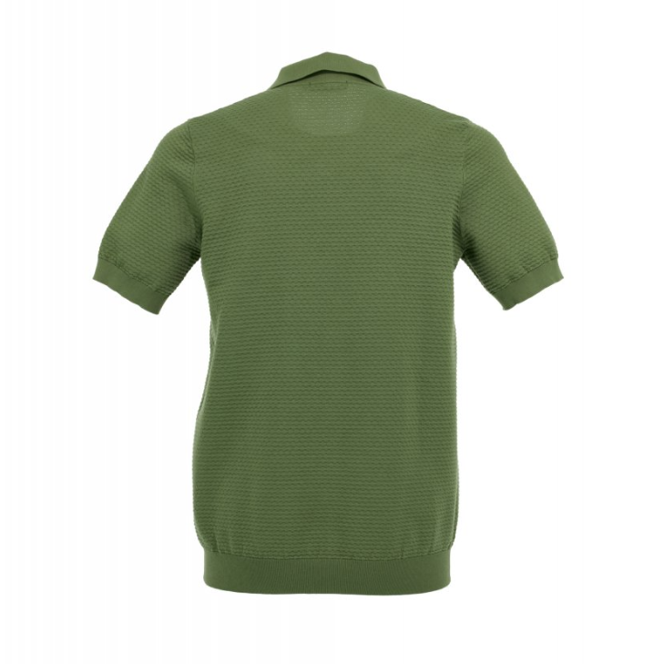 Carica immagine in Galleria Viewer, Polo in Maglia Jacquard con Scollo a V Payper Resort
