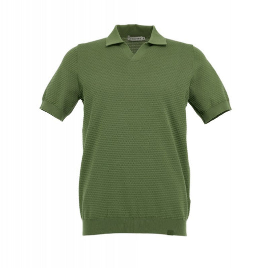 Polo in Maglia Jacquard con Scollo a V Payper Resort