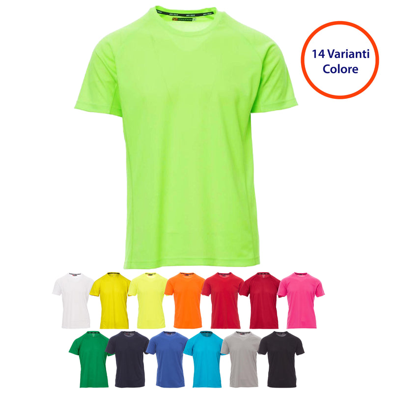 Carica immagine in Galleria Viewer, T-Shirt da Uomo Manica Corta Sportiva Tecnica Traspirante Payper Runner
