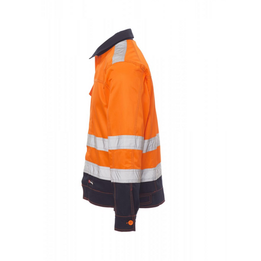 Giacca da lavoro TAGLIA-L Bicolore non Imbottita Invernale Alta Visibilità Payper Safe Hi-Vi Winter Arancione/Blu Navy Outlet