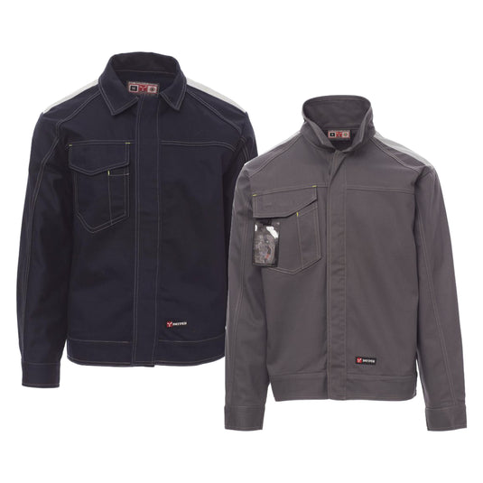 Giacca Invernale 100% Cotone Inserti Riflettenti Personalizzabile Payper Safe Winter