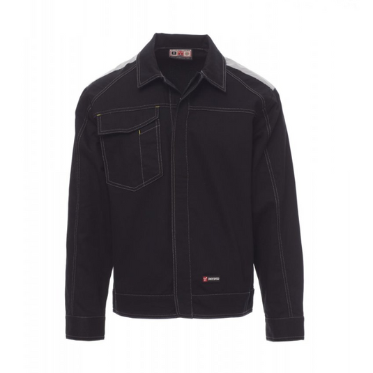 Giacca da Lavoro Cotone con Inserti Riflettenti Modello Jeans Uomo Personalizzabile Payper Safe