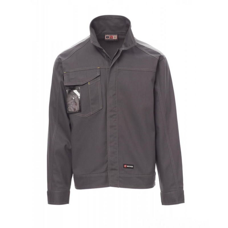Carica immagine in Galleria Viewer, Giacca da Lavoro Cotone con Inserti Riflettenti Modello Jeans Uomo Personalizzabile Payper Safe

