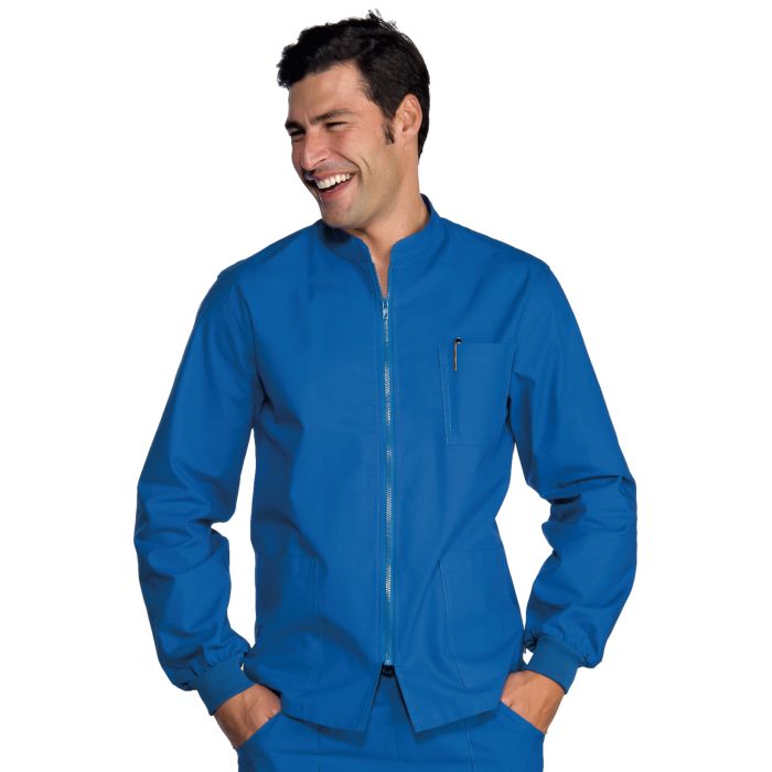 Carica immagine in Galleria Viewer, Casacca Unisex Samarcanda Manica Lunga con Polso in Maglia e Cerniera Isacco
