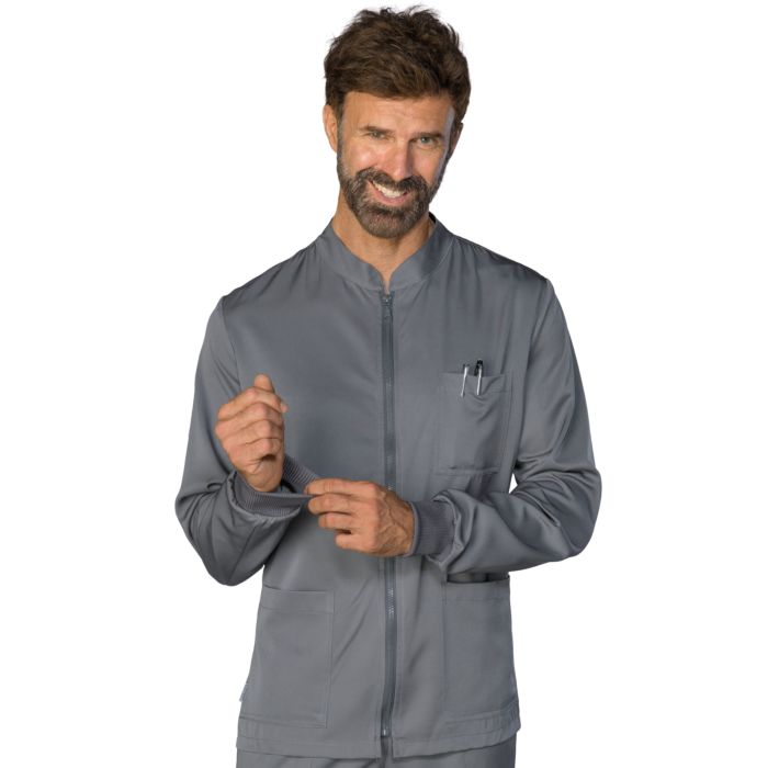 Carica immagine in Galleria Viewer, Casacca Unisex Samarcanda Manica Lunga con Polso in Maglia e Cerniera Isacco
