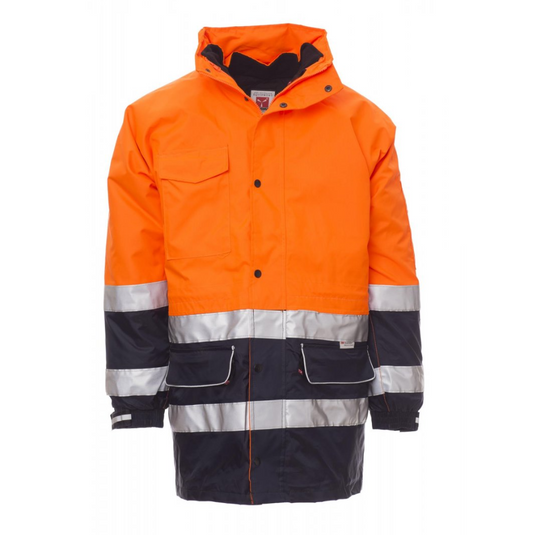 Parka 4in1 Alta Visibilità Bicolore con Cappuccio Payper Security