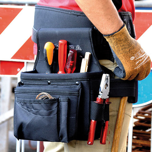 Borsa Porta Attrezzi Cofra MIES – Borsello da Carpentiere, Muratore ed Elettricista