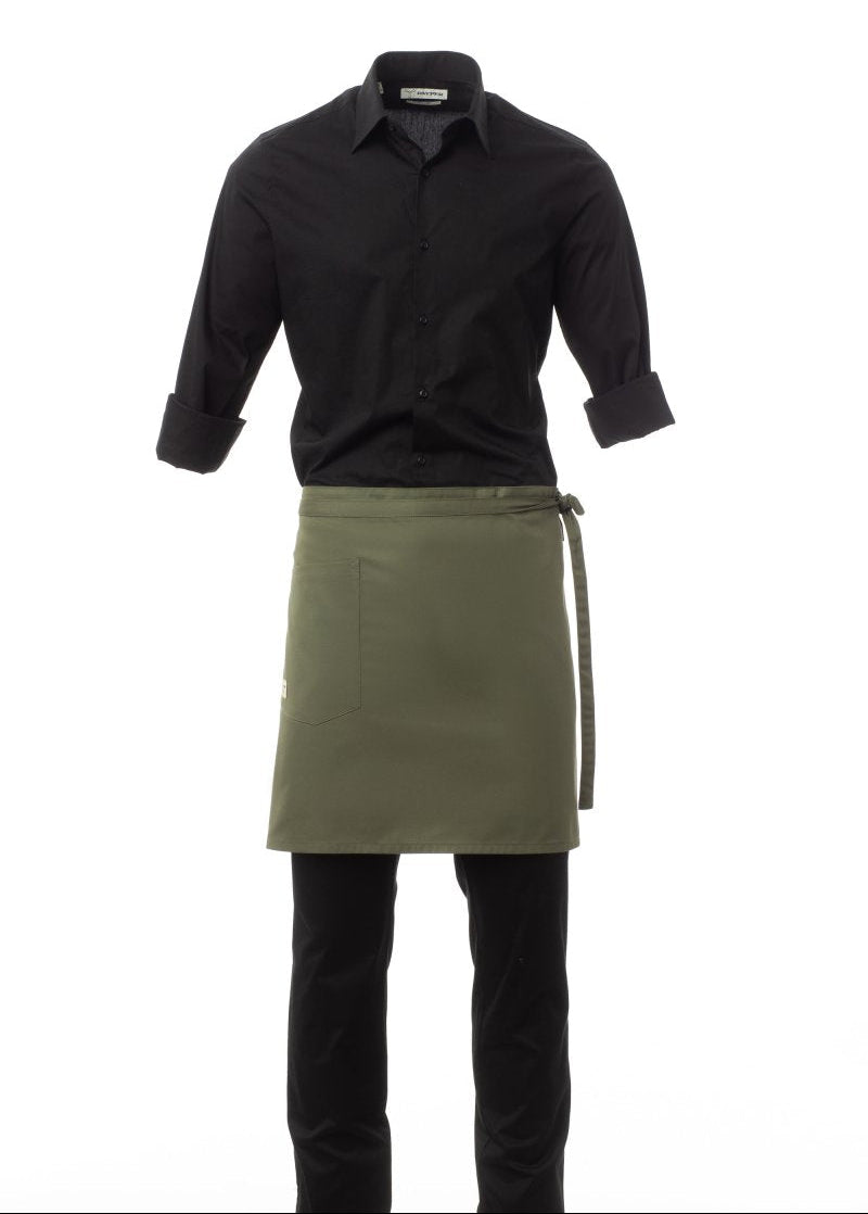 Carica immagine in Galleria Viewer, Grembiule unisex alla francese corto con tasca laterale Taglia Unica Personalizzabile Payper Shop
