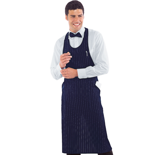Grembiule Sommelier Unisex Isacco con Pettorina Regolabile e Tasche