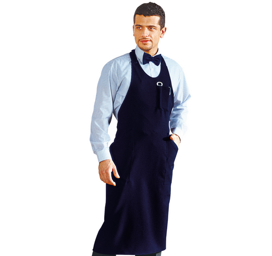 Grembiule Sommelier Unisex Isacco con Pettorina Regolabile e Tasche