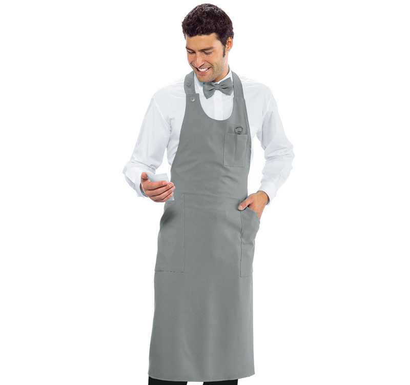 Carica immagine in Galleria Viewer, Grembiule Sommelier Unisex Isacco con Pettorina Regolabile e Tasche

