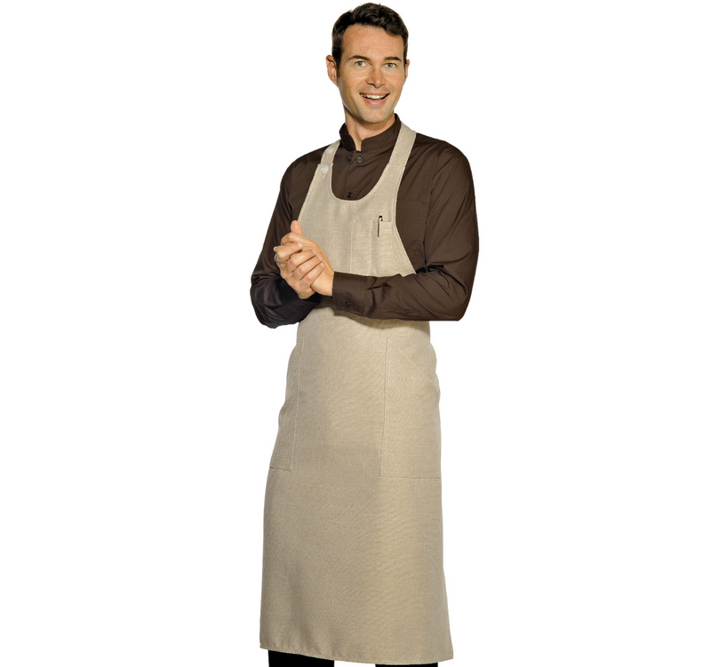 Carica immagine in Galleria Viewer, Grembiule Sommelier Unisex Isacco con Pettorina Regolabile e Tasche
