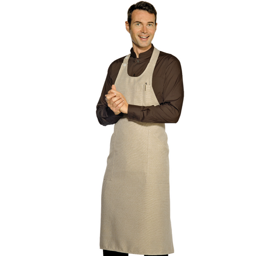 Grembiule Sommelier Unisex Isacco con Pettorina Regolabile e Tasche
