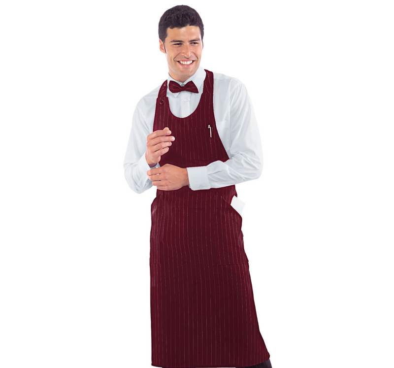 Carica immagine in Galleria Viewer, Grembiule Sommelier Unisex Isacco con Pettorina Regolabile e Tasche
