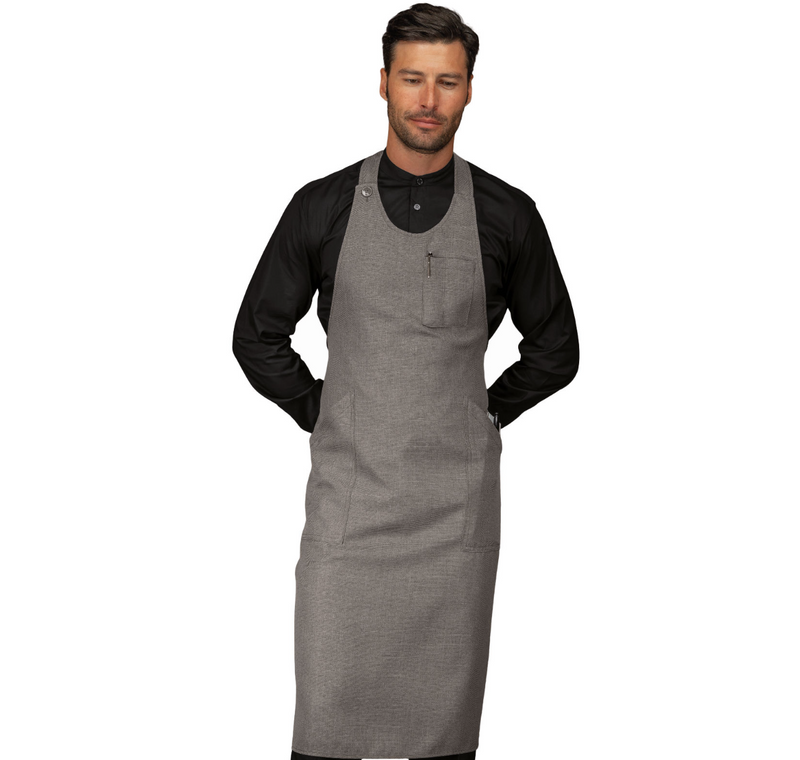 Carica immagine in Galleria Viewer, Grembiule Sommelier Unisex Isacco con Pettorina Regolabile e Tasche

