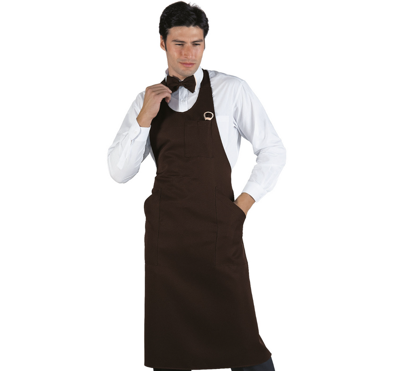 Carica immagine in Galleria Viewer, Grembiule Sommelier Unisex Isacco con Pettorina Regolabile e Tasche
