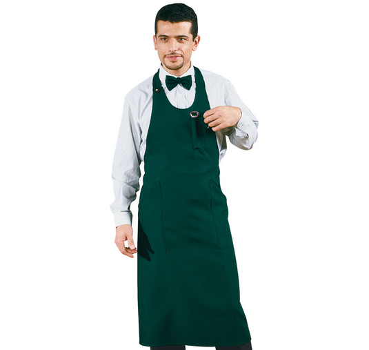 Grembiule Sommelier Unisex Isacco con Pettorina Regolabile e Tasche
