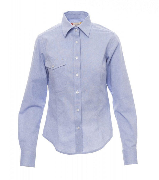Camicia Donna Tecnica Chambray 100% Cotone Payper Specialist Lady