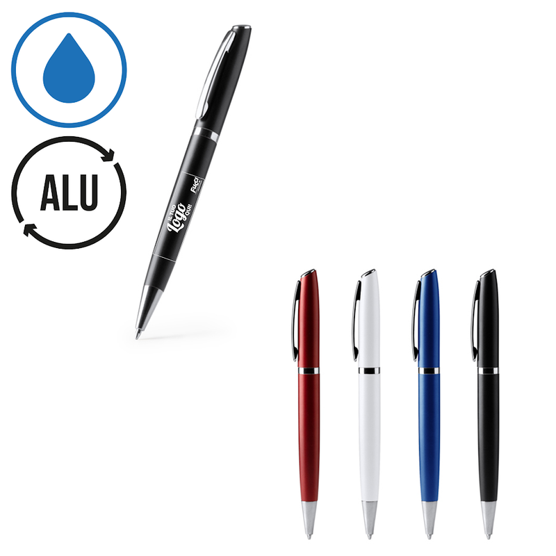 Carica immagine in Galleria Viewer, Vendita Multipla Penne Stamina ALVIK 7973 in Alluminio Riciclato con Incisione Inclusa da 500 Pezzi
