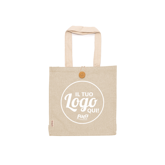 Vendita Multipla Shopper Stamina BARMER 1251 in Cotone Riciclato con Stampa Inclusa da 10 Pezzi