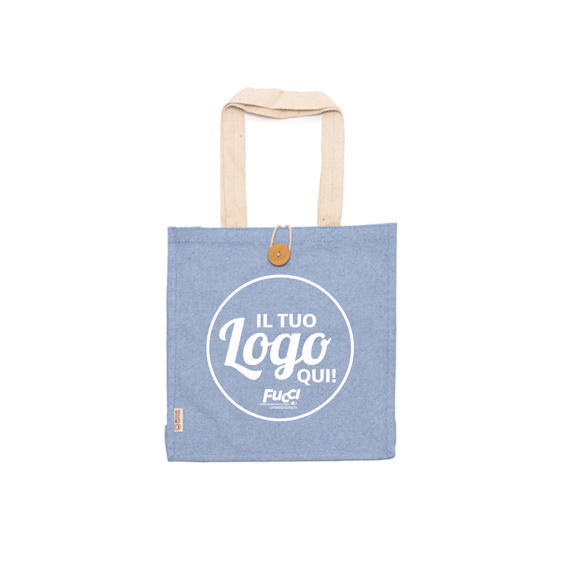 Carica immagine in Galleria Viewer, Vendita Multipla Shopper Stamina BARMER 1251 in Cotone Riciclato con Stampa Inclusa da 10 Pezzi
