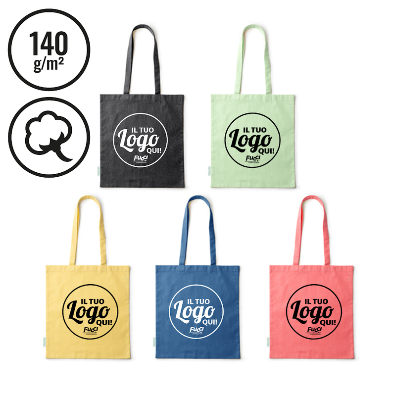 Carica immagine in Galleria Viewer, Vendita Multipla Shopper Stamina BONDY 7193 in Cotone Biologico con Stampa Inclusa da 50 Pezzi
