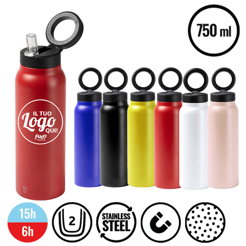 Carica immagine in Galleria Viewer, Vendita Multipla Borracce Termiche Stamina HEYDUD 1787 750 ml con Stampa Inclusa
