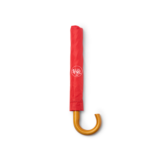 Ombrello Automatico Stamina KODIAK 1163 in RPET con Manico in Legno e doppia stampa inclusa