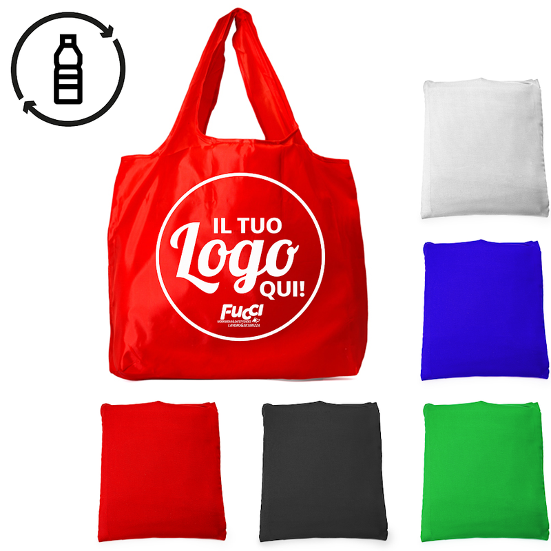 Carica immagine in Galleria Viewer, Vendita Multipla Shopper Pieghevole Stamina PANTALA 7549 in RPET con Stampa Inclusa da 20 Pezzi
