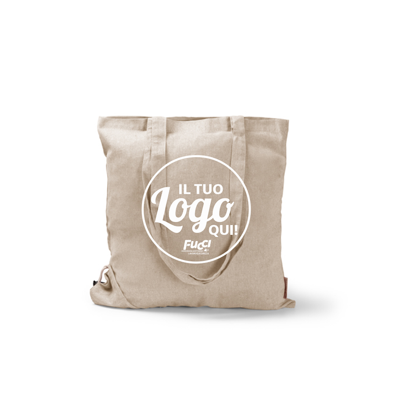Carica immagine in Galleria Viewer, Vendita Multipla Shopper Pieghevole Stamina PLIKA 1652 in Cotone Riciclato con Stampa Inclusa da 10 Pezzi
