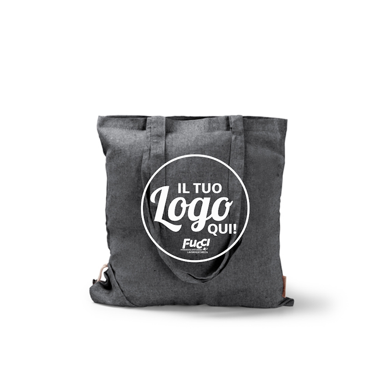 Carica immagine in Galleria Viewer, Vendita Multipla Shopper Pieghevole Stamina PLIKA 1652 in Cotone Riciclato con Stampa Inclusa da 10 Pezzi
