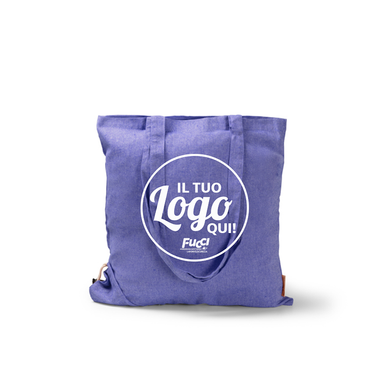 Carica immagine in Galleria Viewer, Vendita Multipla Shopper Pieghevole Stamina PLIKA 1652 in Cotone Riciclato con Stampa Inclusa da 10 Pezzi
