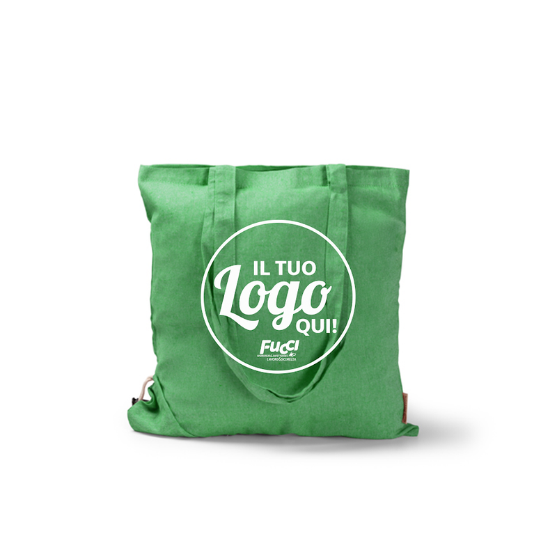 Carica immagine in Galleria Viewer, Vendita Multipla Shopper Pieghevole Stamina PLIKA 1652 in Cotone Riciclato con Stampa Inclusa da 10 Pezzi
