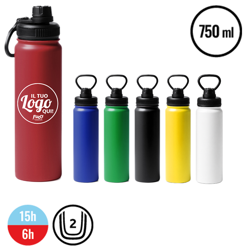 Carica immagine in Galleria Viewer, Vendita Multipla Borracce Stamina POLIT 1360 750 ml con Stampa Logo Inclusa
