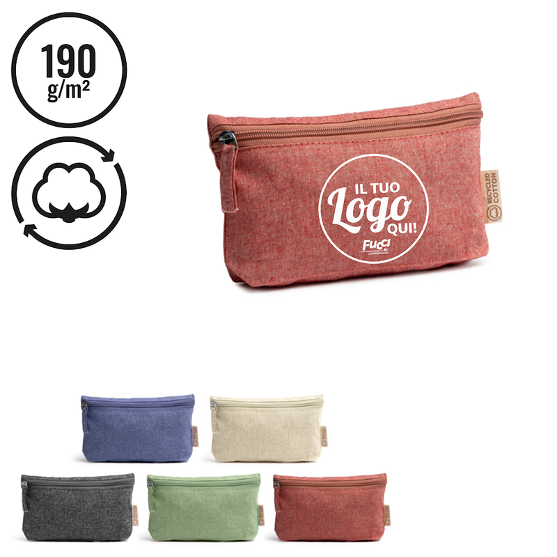 Carica immagine in Galleria Viewer, Beauty Case Stamina REMO 7562 in Cotone Riciclato con stampa inclusa
