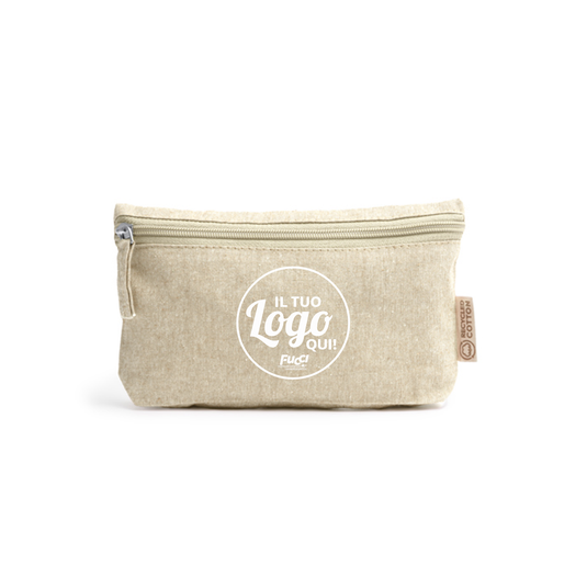 Beauty Case Stamina REMO 7562 in Cotone Riciclato con stampa inclusa