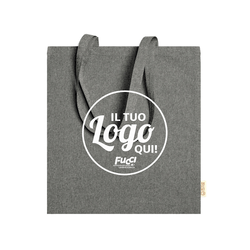 Carica immagine in Galleria Viewer, Vendita Multipla Shopper Stamina RIVOLI 7162 in Cotone Riciclato con Stampa Inclusa da 50 Pezzi
